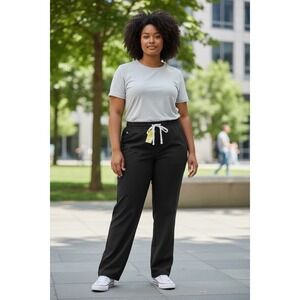 FIGS Kade Cargo‎ Scrub Pants 2XL Tall Black NWT Technical Collection